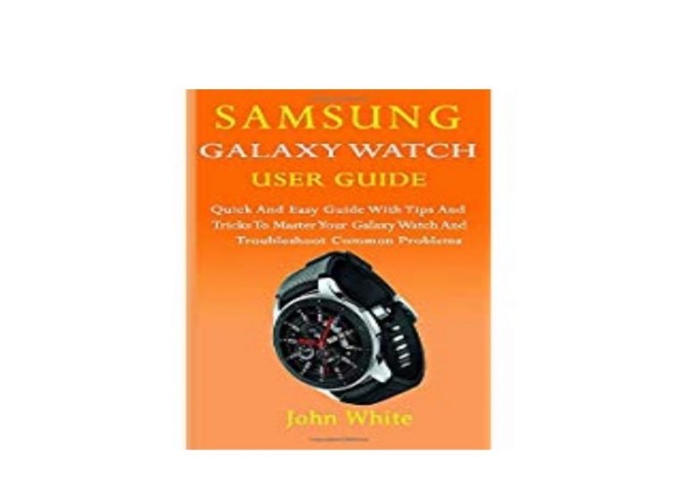 samsung galaxy watch 4 user manual pdf