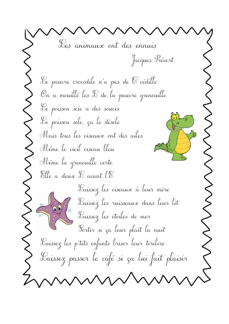 ✿✿✿ Poésies 1 ✿✿✿ | Prevert Jacques, Comptines Et encequiconcerne Poeme De Jacque Prevert