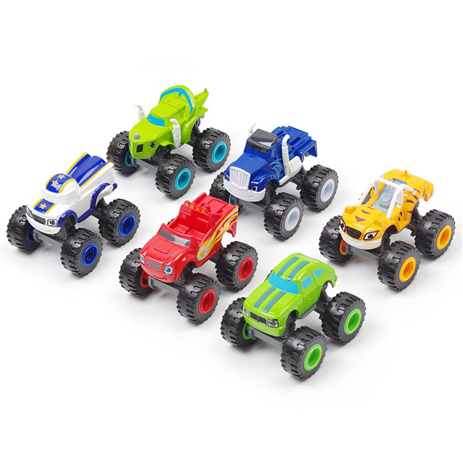 €3.38 28% De Réduction|Monstre Machines Voiture Jouets Voiture De Course  Flamme Voiture Cyclone Équipe Voiture Dessin Animé Voiture Modèle Russie pour La Voiture De Course Dessin Animé