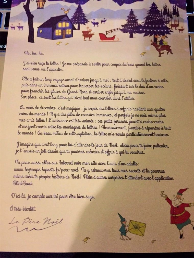 Écrire Une Lettre Au Secrétariat Du Père Noël, Le Guide Pratique dedans Reponse Lettre Du Pere Noel A Imprimer