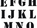 Eigenmarke Stencil Schablone Abc 2Tlg. | Plantillas De destiné Police Ecriture Noel