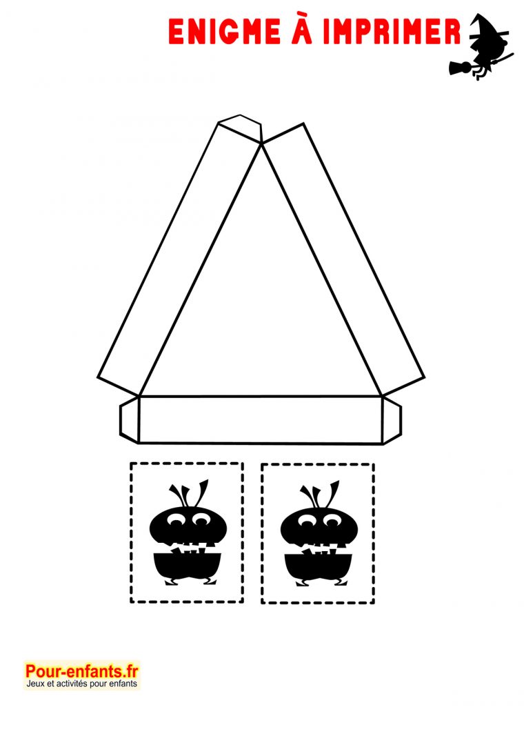 Enigmes Idées Activités Jeux À Imprimer Halloween Bricolage dedans Jeux Facile Pour Petit Gratuit
