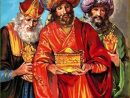 Epiphanie - Les Rois Mages Illustrés | Peintures De Noël concernant 3 Roi Mage