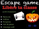 Escape Game Halloween Cm2 Avant Les Vacances - Profissime pour Halloween Ce2