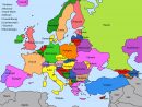 Espacoluzdiamantina: 26 Impressionnant Carte De L4Europe dedans Carte Europe Avec Capitales