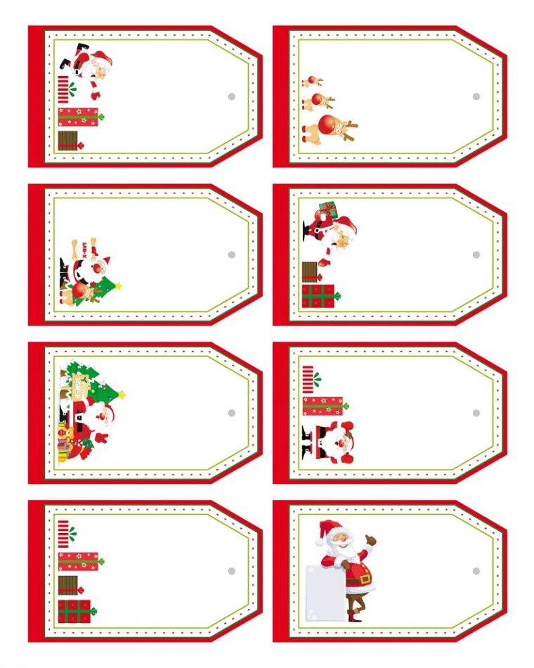Etiquettes À Imprimer Pour Cadeaux De Noël À Offrir – serapportantà Etiquette Noel A Imprimer