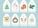Etiquettes Cadeau De Noël À Imprimer - Un Max D'idées destiné Etiquette Noel A Imprimer