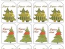 Etiquettes Cadeaux À Imprimer : Sapins De Noël - 1 2 3 Flo tout Etiquette Noel A Imprimer