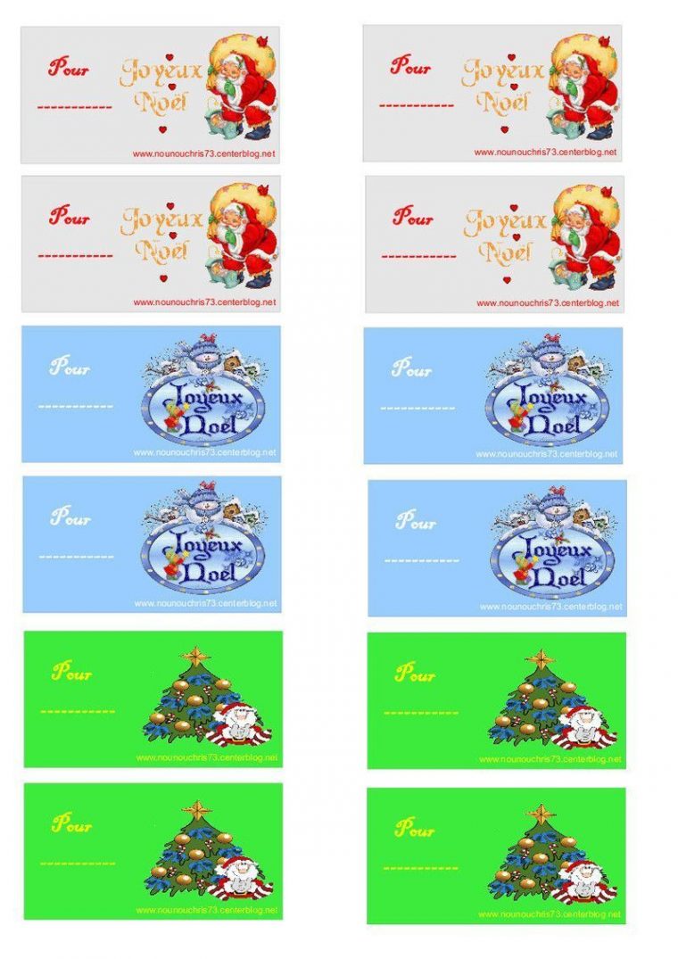 Etiquettes "joyeux Nöel" À Imprimer Pour Les Cadeaux concernant Etiquette Noel A Imprimer