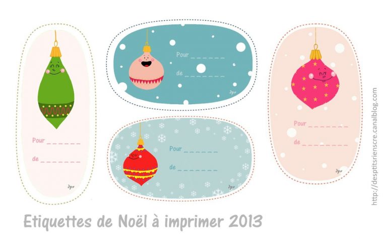 Etiquettes Noël À Imprimer Pour Étiqueter Nos Cadeaux tout Etiquette Noel A Imprimer