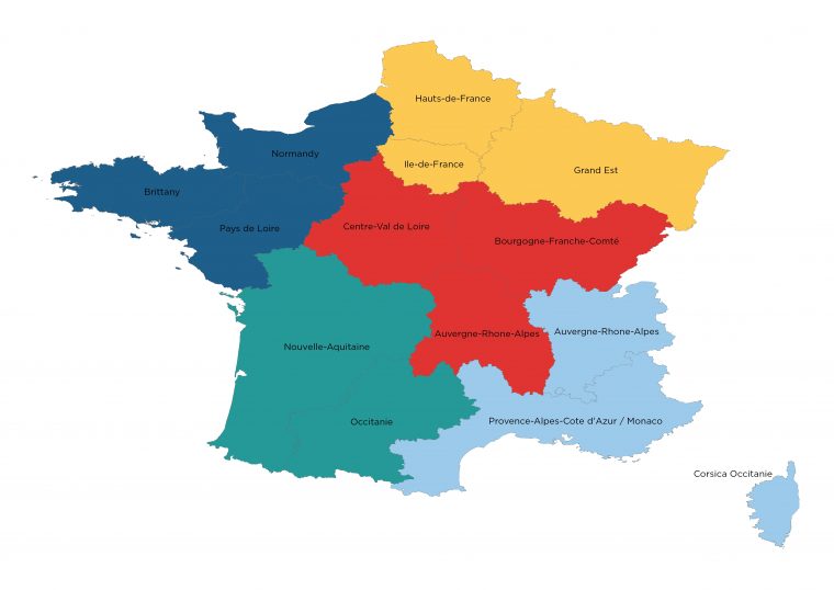 European Map Coverage In The Tomtom Go Navigation App intérieur Nouvelle Region France