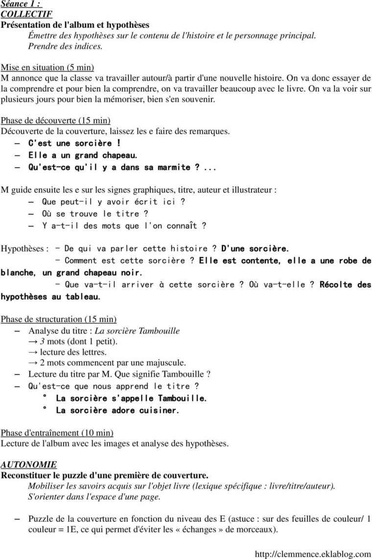 Exploitation La Sorcière Tambouille Gs. – Pdf Free Download tout La Sorciere Tambouille