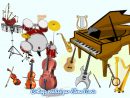 Expressions Avec Des Instruments De Musique. Cartes-Éclairs intérieur Quiz Musical En Ligne