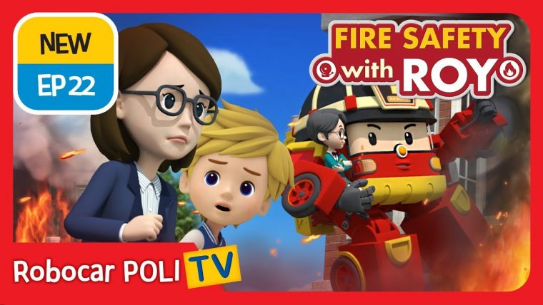 🔥fire Safety With Roy | Ep22 | The School Fire Drill concernant Chanson Robocar Poli