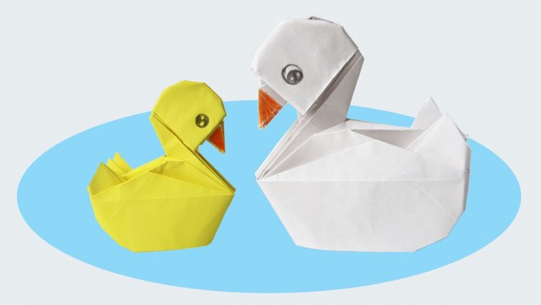 🦆 Origami Duck 🦆 – Duck • Con Vịt • Cane/canard (Henry Phạm) à Origami Canard