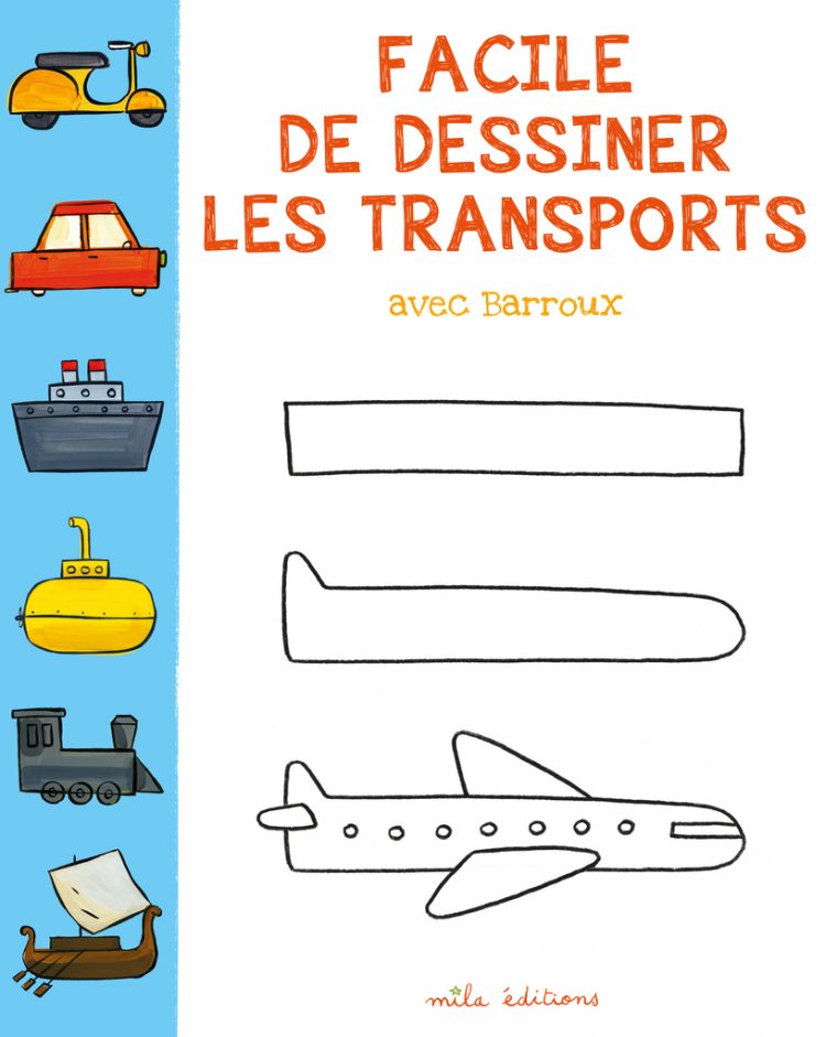 Facile De Dessiner Les Transports Avec Barroux – Les Cahiers à Dessin Tracteur Facile