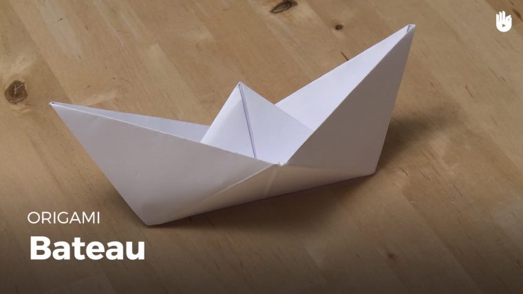 Faire Un Bateau En Papier à Origami Facile A Faire En Français