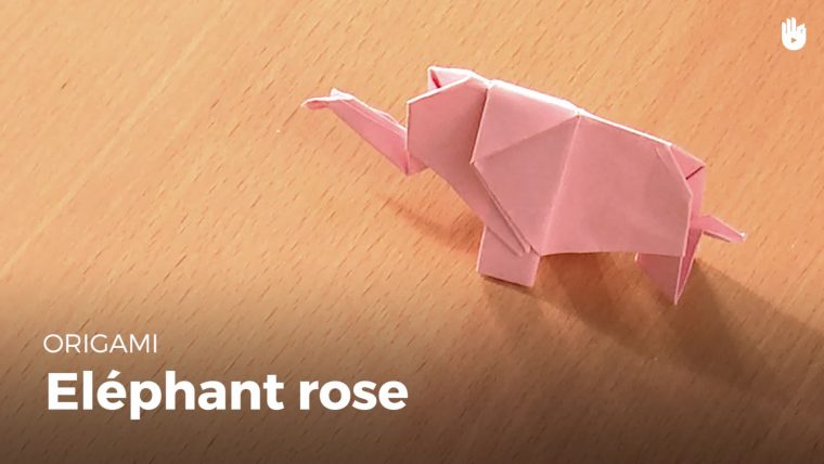 Faire Un Éléphant Rose En Papier concernant Origami Rose Facile A Faire