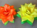 Faire Une Rose En Papier - Fleur En Papier - Bricolage dedans Origami Rose Facile A Faire