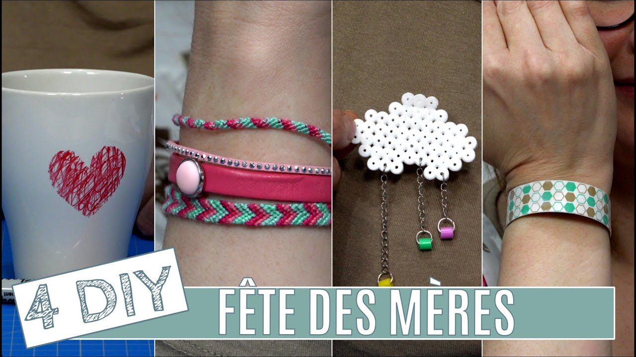 Fête Des Mères : 4 Idées Cadeaux À Faire Soi-Même (Diy Fr) - Family Geek pour Idée Cadeau Fete Des Mere A Fabriquer