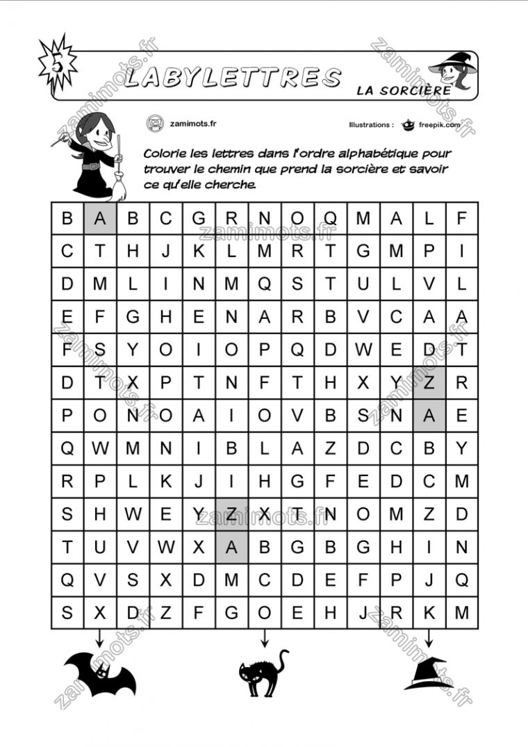 Fiches Pour Apprendre Ou S'amuser | Sorcière Jeu, Apprendre encequiconcerne Point À Relier Alphabet