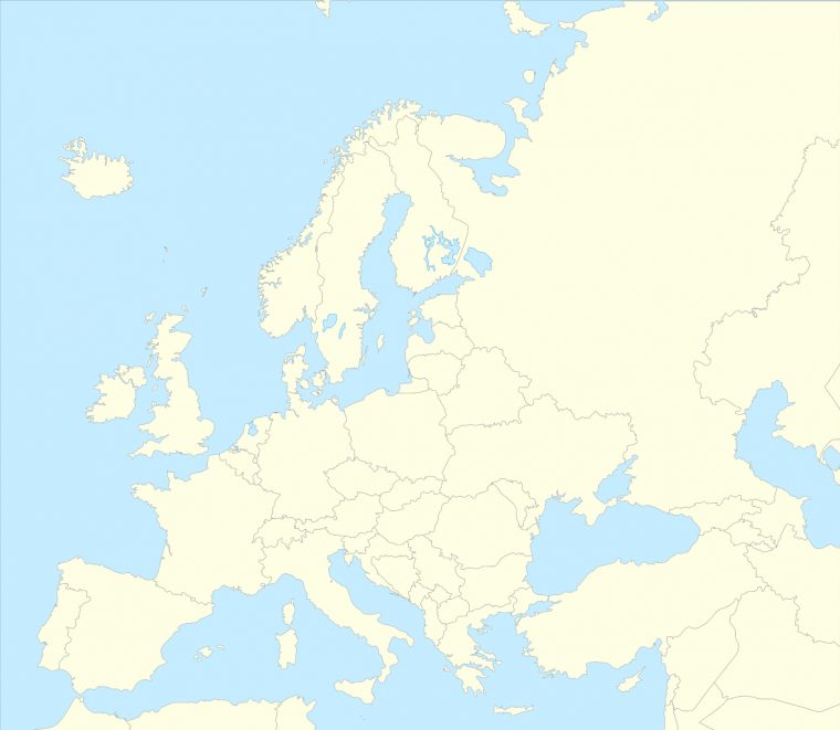 File:blank Map Of Europe – Atelier Graphique Colors With dedans Ateliers Graphiques Ps