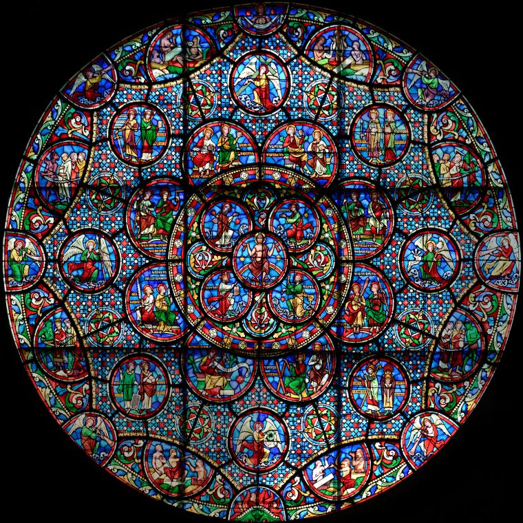 File:église Notre Dame De Dijon Rosace Sud – Wikimedia avec Image De Rosace