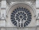 File:rosace Façade Ouest Cathédrale Notre-Dame Paris 1 avec Image De Rosace