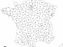 Fond De Carte Des Départements De France intérieur Carte De France Avec Département À Imprimer