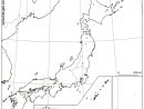 Fond De Carte Vierge Du Japon (Îles Ryûkyû Et Ogasawara intérieur Carte Des Régions Vierge