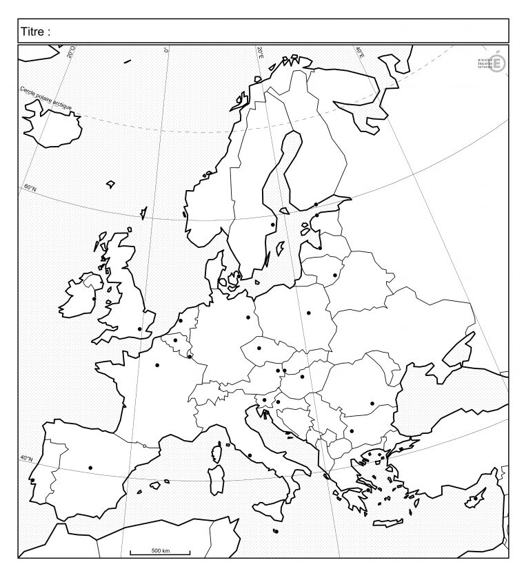 Fonds De Carte – Histoire-Géographie – Éduscol tout Union Européenne Carte Vierge