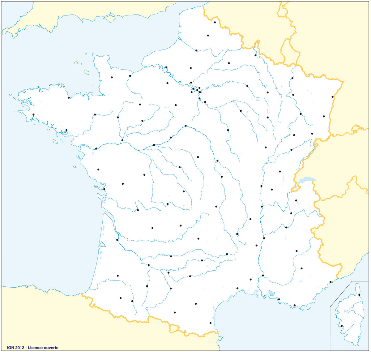 Fonds De Cartes | Éducation pour Carte De France Avec Département À Imprimer