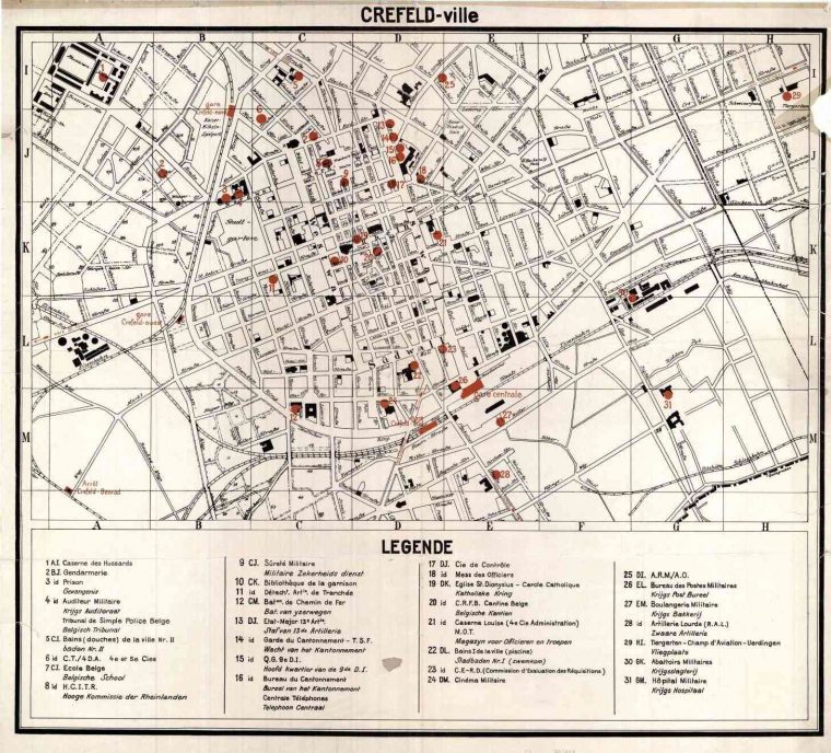 Fotos Gesucht — Aus Der Zeit Als Die Belgier Krefeld Besetzten dedans Police Script Ecole