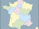 France : Carte Géographique Gratuite, Carte Géographique serapportantà Carte Des Régions Vierge