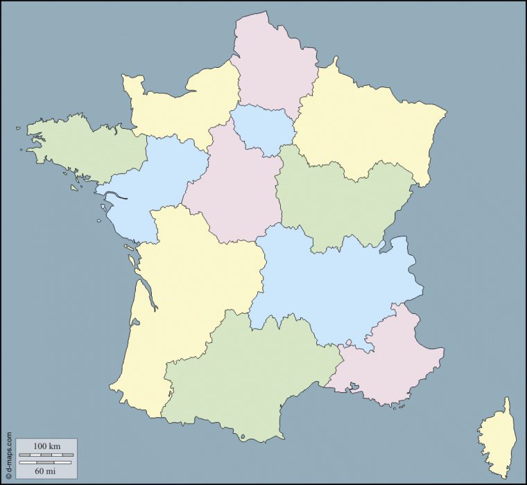 France : Carte Géographique Gratuite, Carte Géographique serapportantà Carte Des Régions Vierge France : Carte Géographique Gratuite, Carte Géographique serapportantà Carte Des Régions Vierge