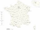 France-Departement-Numero-Noms-Reg-Echelle-Vierge - Cap Carto encequiconcerne Carte Numero Departement