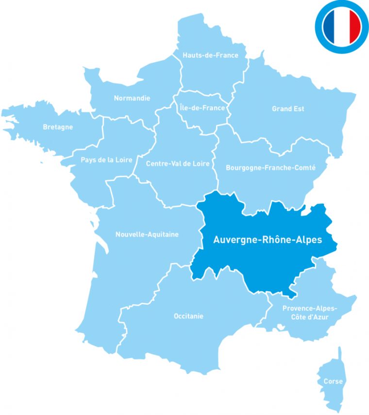 France Regions And Auvergne-Rhône-Alpes | Download serapportantà Nouvelle Region France