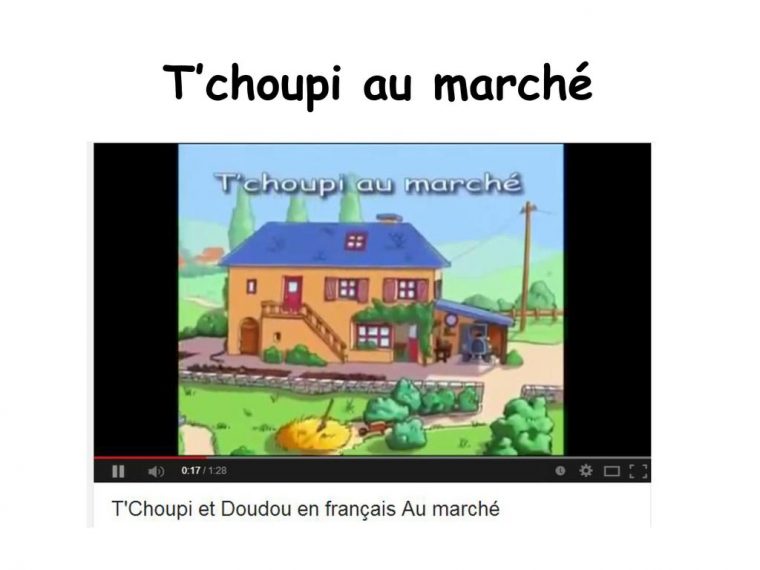 French Cartoon Pack Les Dessins Animés. – Ppt Video Online tout Tchoupi Au Marché