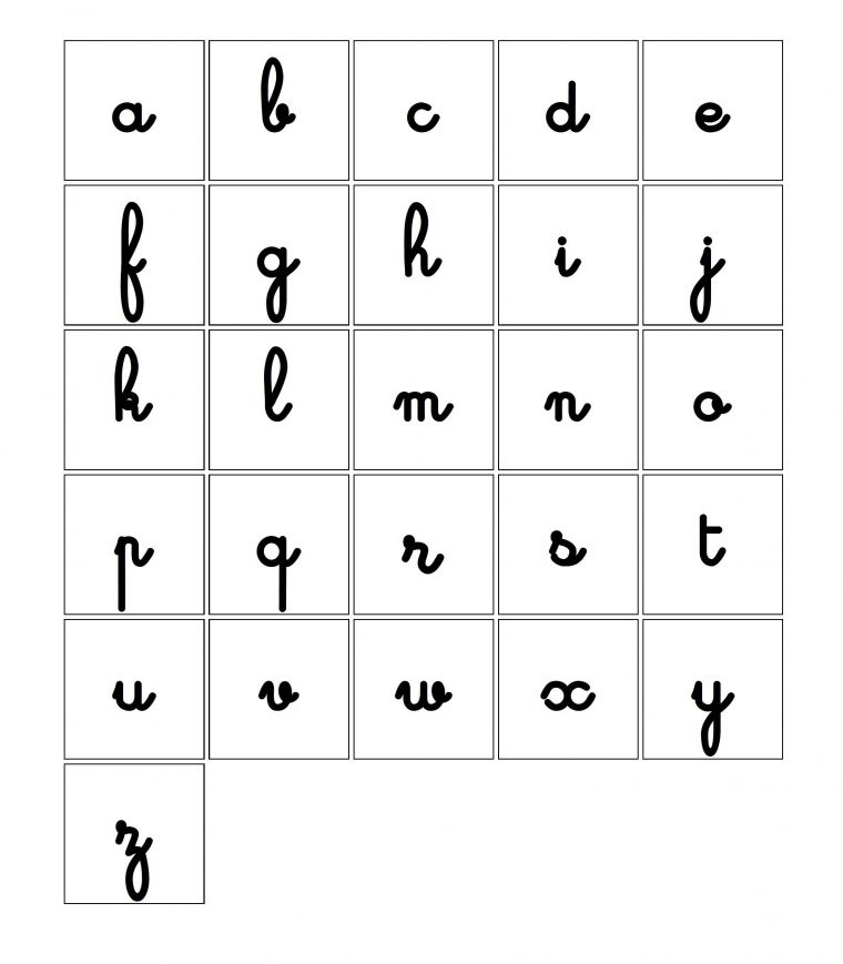 Frise De L'alphabet Des Majuscules En Cursif Bout De Gomme dedans Majuscule Script