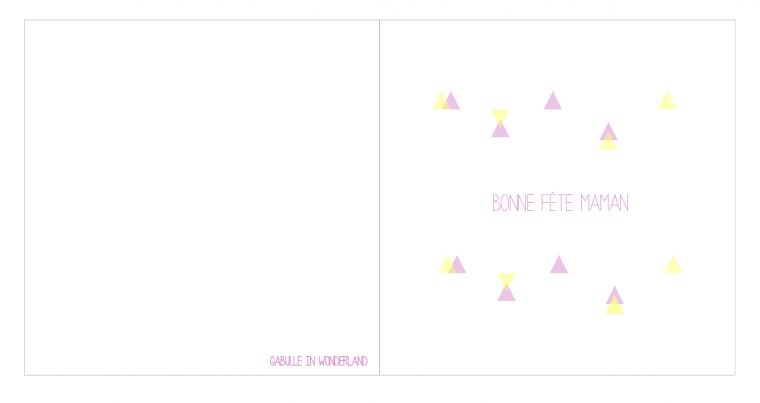 Gabulle In Wonderland: Carte Pour La Fête Des Mères À Imprimer intérieur Carte Bonne Fete Maman A Imprimer