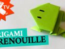 Grenouille En Papier - Origami Facile dedans Origami Facile A Faire En Français