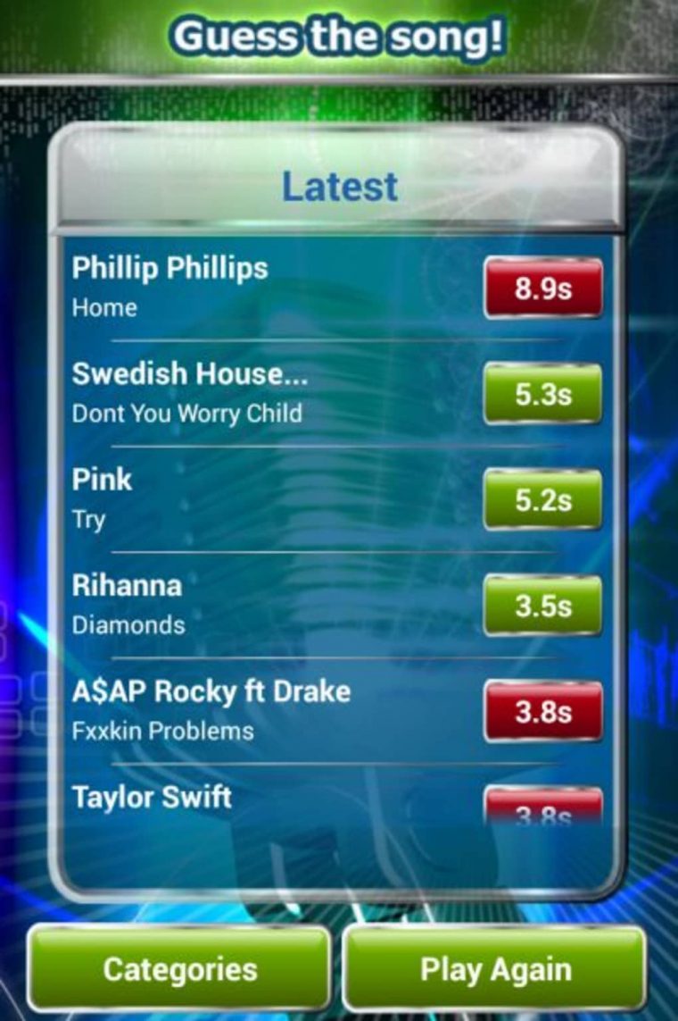 Guess The Song Pour Android – Télécharger destiné Quiz Musical En Ligne