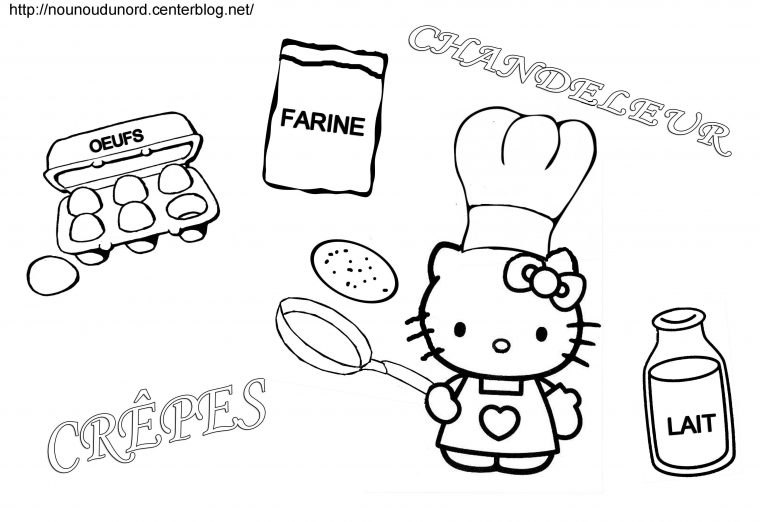 Hello Kitty #193 (Dessins Animés) – Coloriages À Imprimer à Coloriage Février