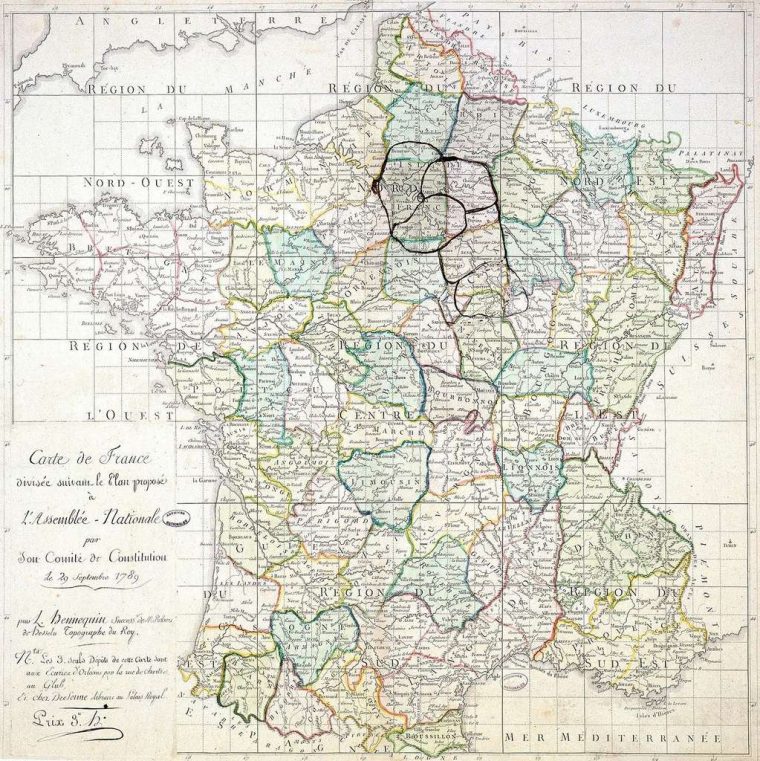 Histoire : La Création Des Départements Français À La Révolution destiné Carte Anciennes Provinces Françaises