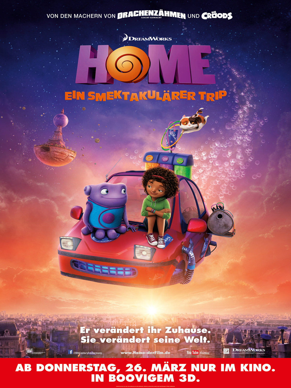 Home - Ein Smektakulärer Trip - Film 2015 - Filmstarts.de dedans Film D Animation Dreamworks