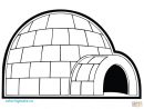 Igloo Coloring Pages Free Coloring Library avec Coloriage Igloo