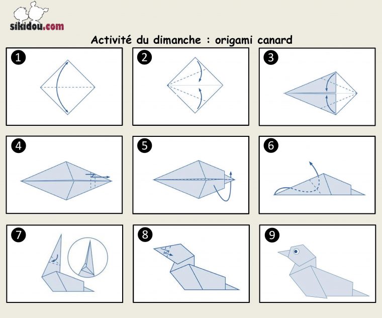 Il Fait Un Froid De Canard, Vous Ne Trouvez Pas à Origami Canard