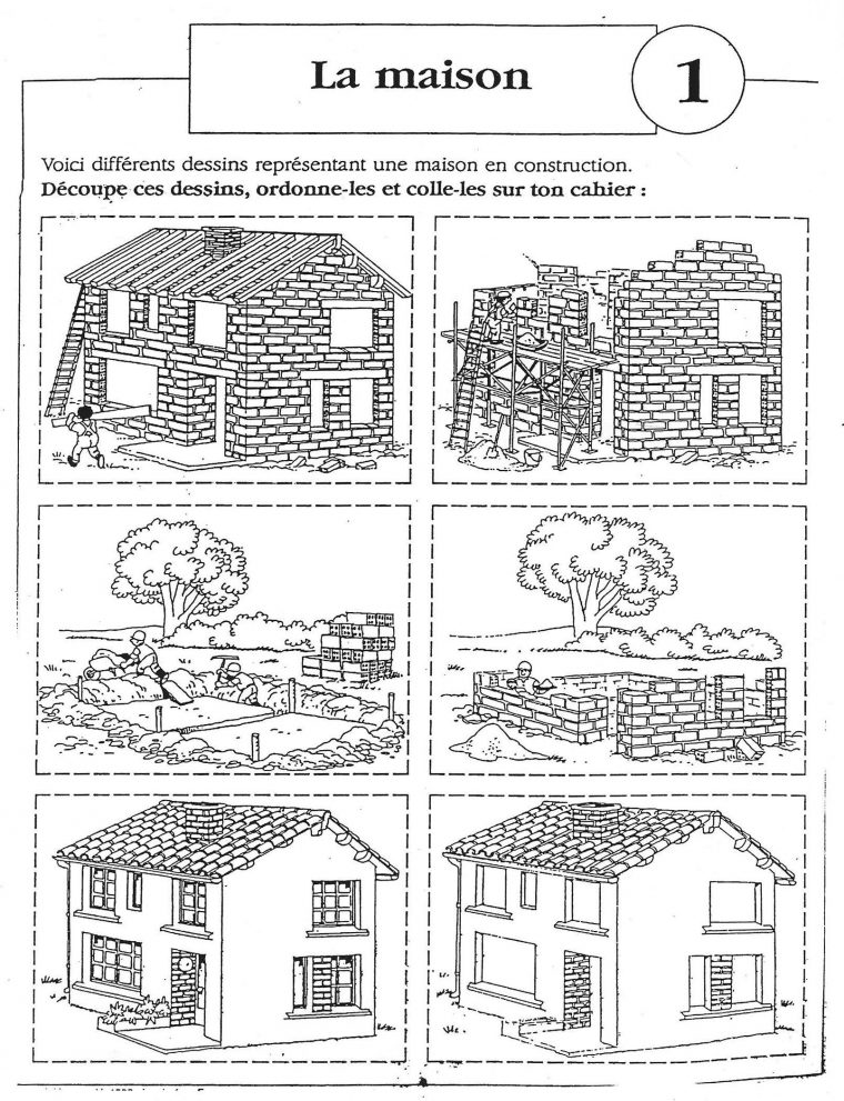 Images Séquentielles "la Construction De La Maison" (6 tout Images Séquentielles Maternelle