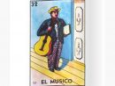 Impression Artistique « Carte De Musicien De Bingo Mexicain encequiconcerne Musicien Mexicain