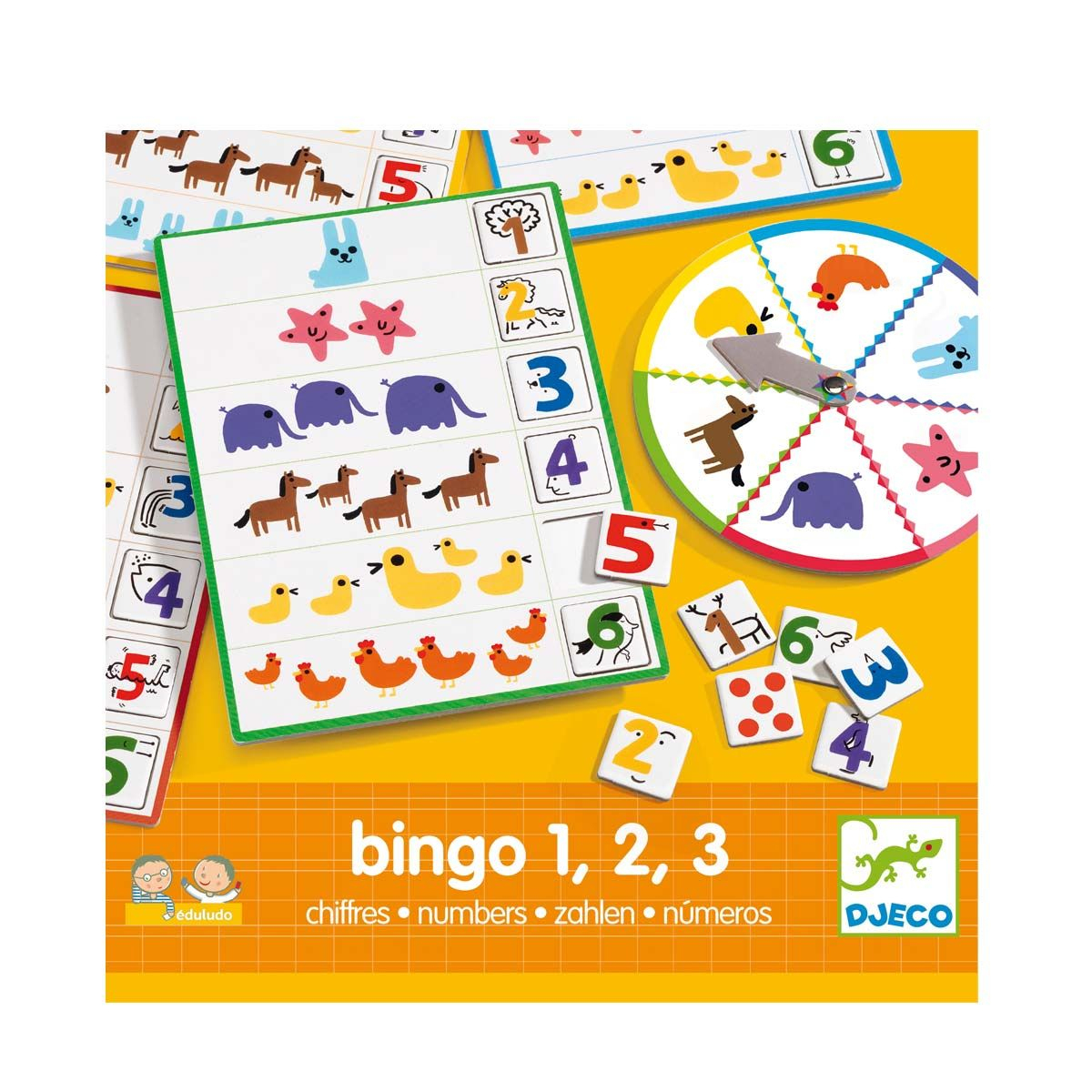 Jeu Éducatif Bingo Chiffres Djeco Pour Enfant De 4 Ans À 6 pour Jeux Educatif 4 Ans